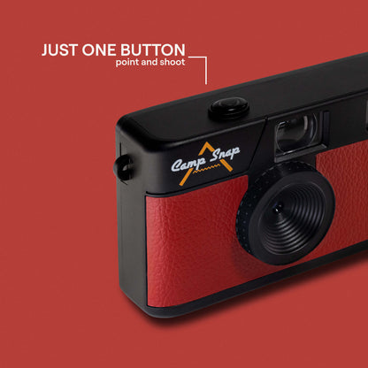 Camp Snap Screen-Free Digital Camera - Crimson Red