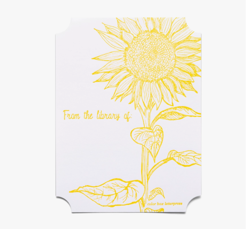 Sunflower Book Plates