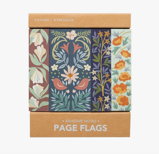 Floral Wallpaper Page Flags