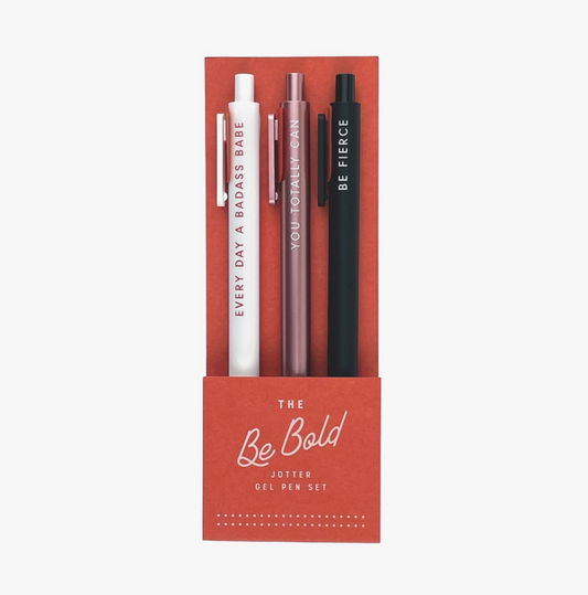 Gel Pen Set - Be Bold!