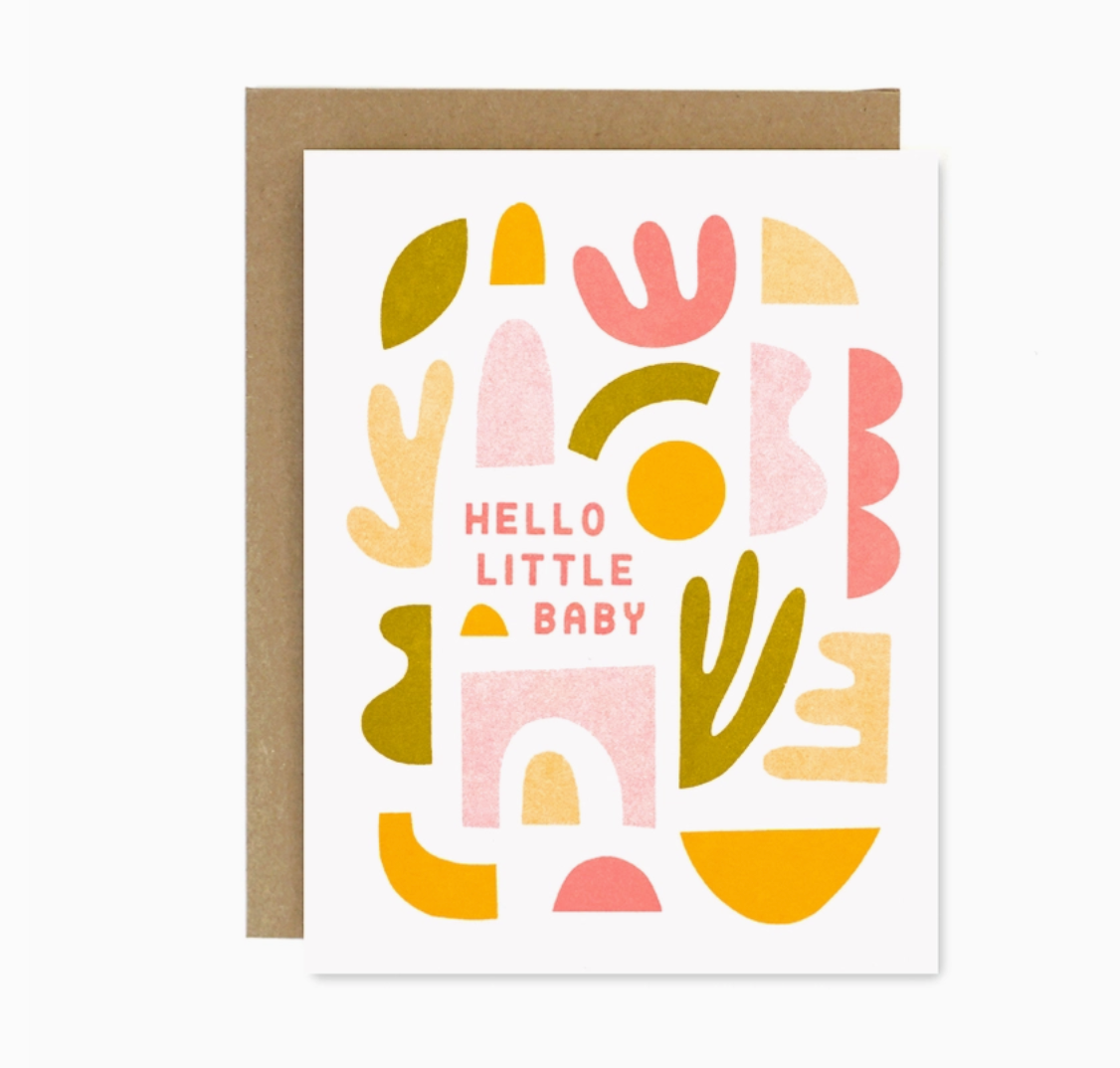 Hello Little Baby Card