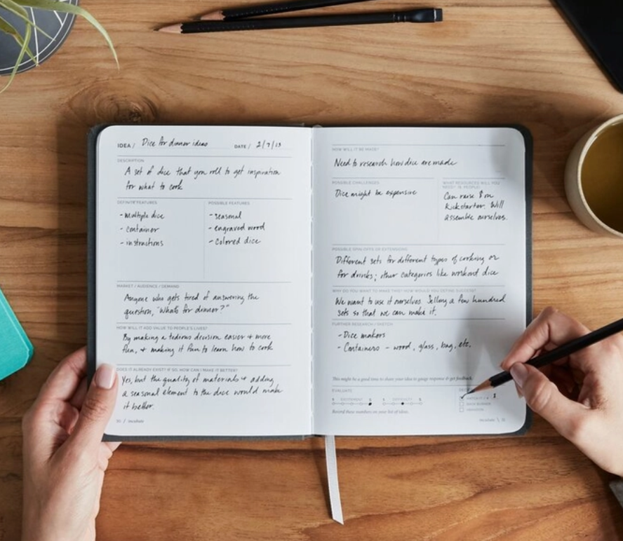 Hatch Notebook - Pages To Turn Your Ideas Into Reality