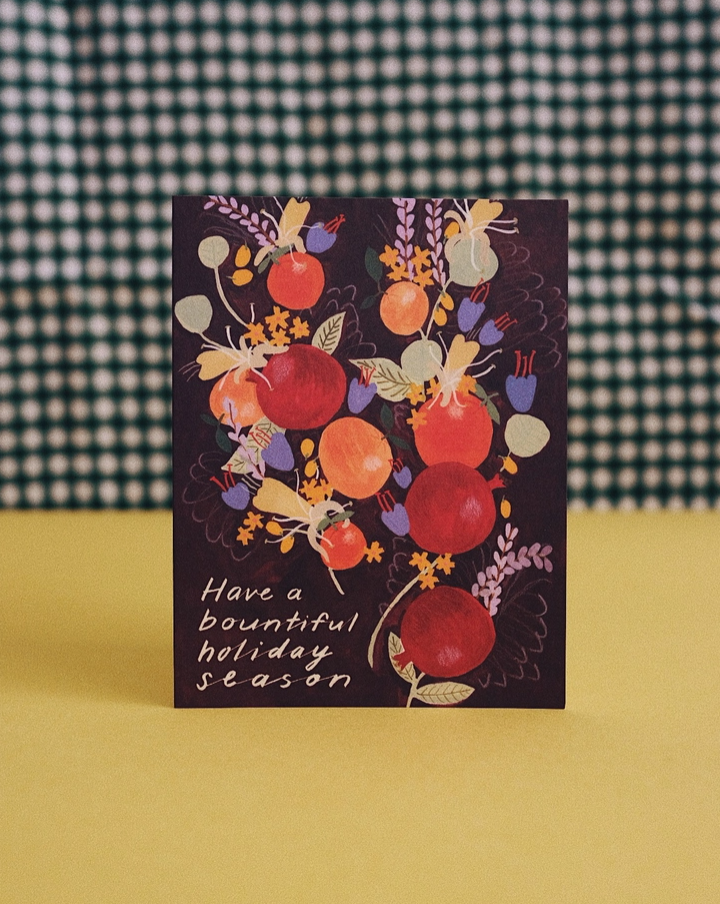 Winter Citrus Holiday Card