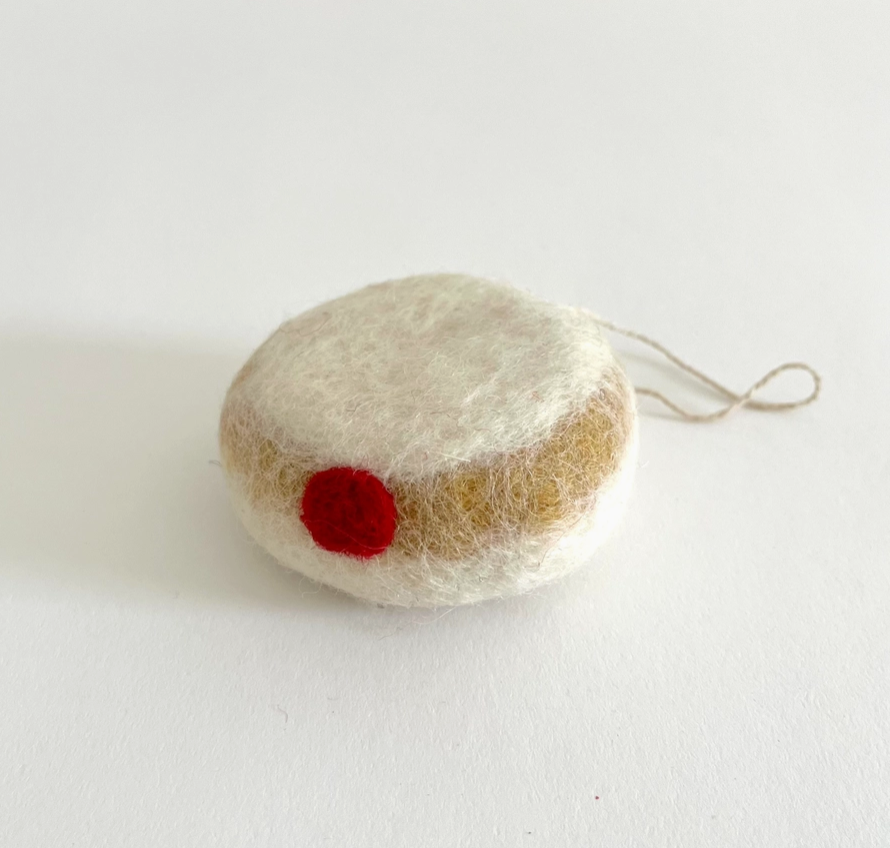 Hand-Felted Donut Ornaments - Choose Your Favorite!