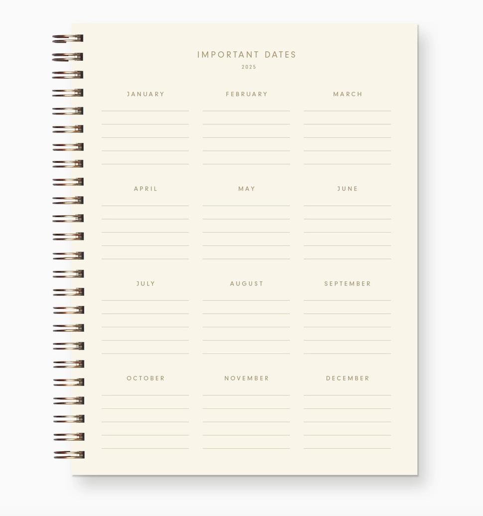 2025 Weekly Planner