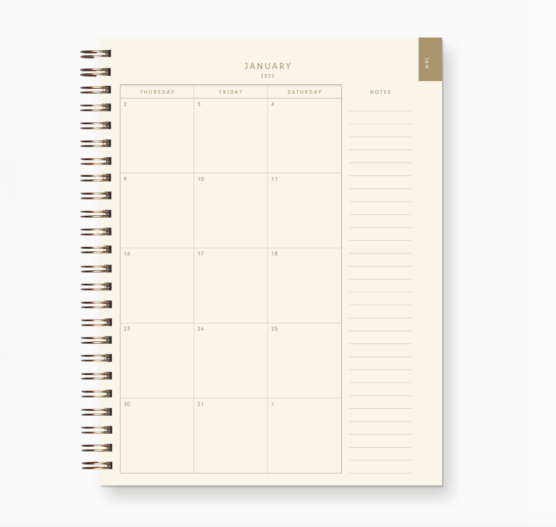 2025 Retro Weekly Planner