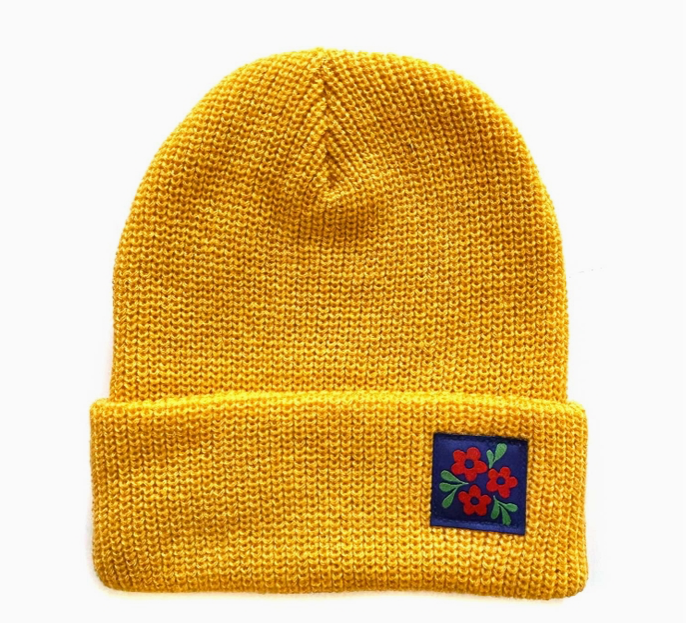 Sunshine Floral Beanie