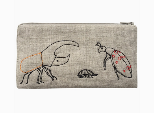 Handmade Bugs Of the World Pouch