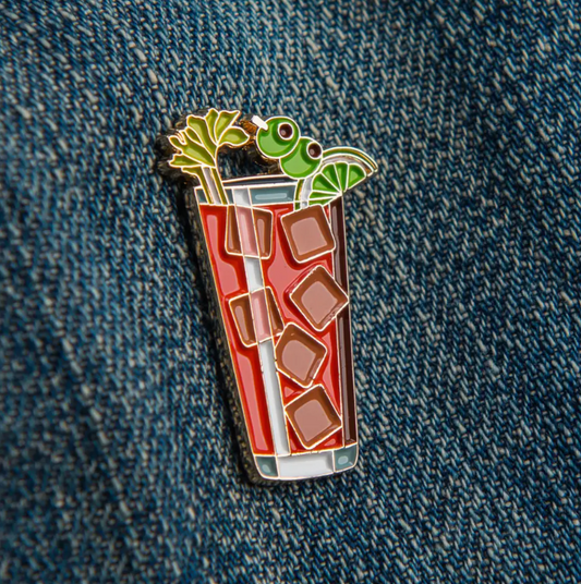 Enamel Lapel Pins - Bloody Mary