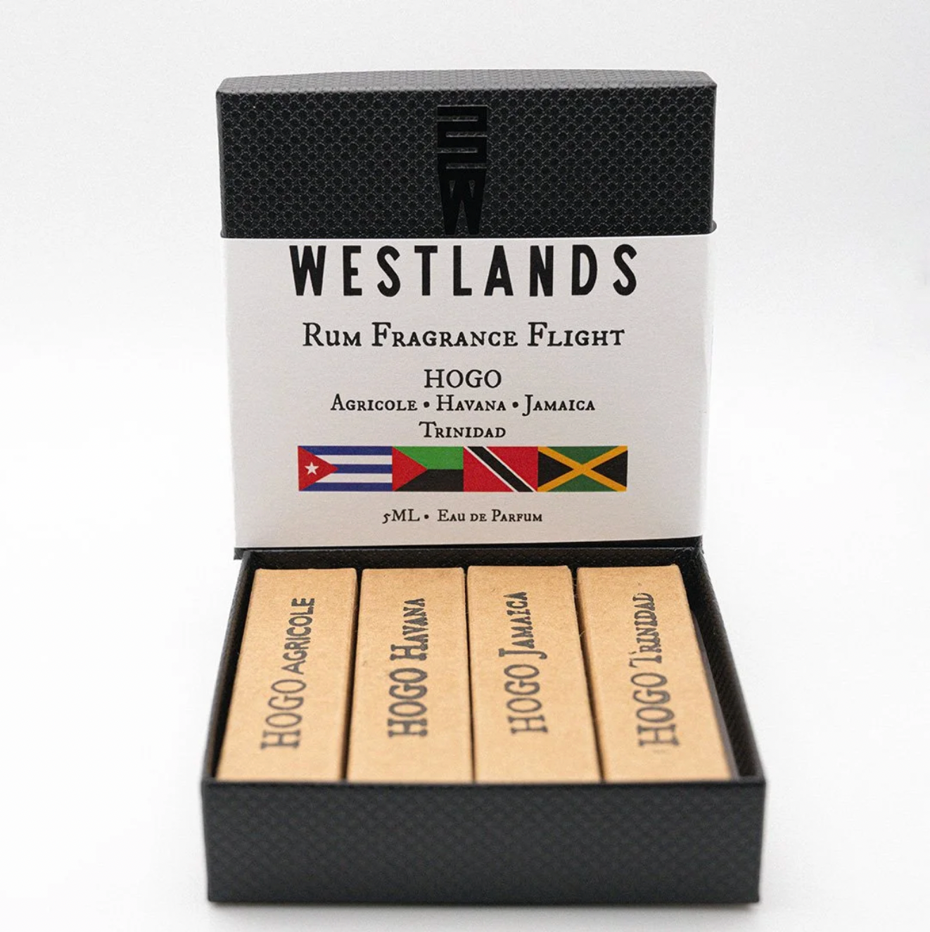 Westlands Rum Fragrance Flight - Four 5ml Eaux de Parfum