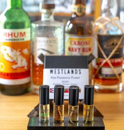 Westlands Rum Fragrance Flight - Four 5ml Eaux de Parfum