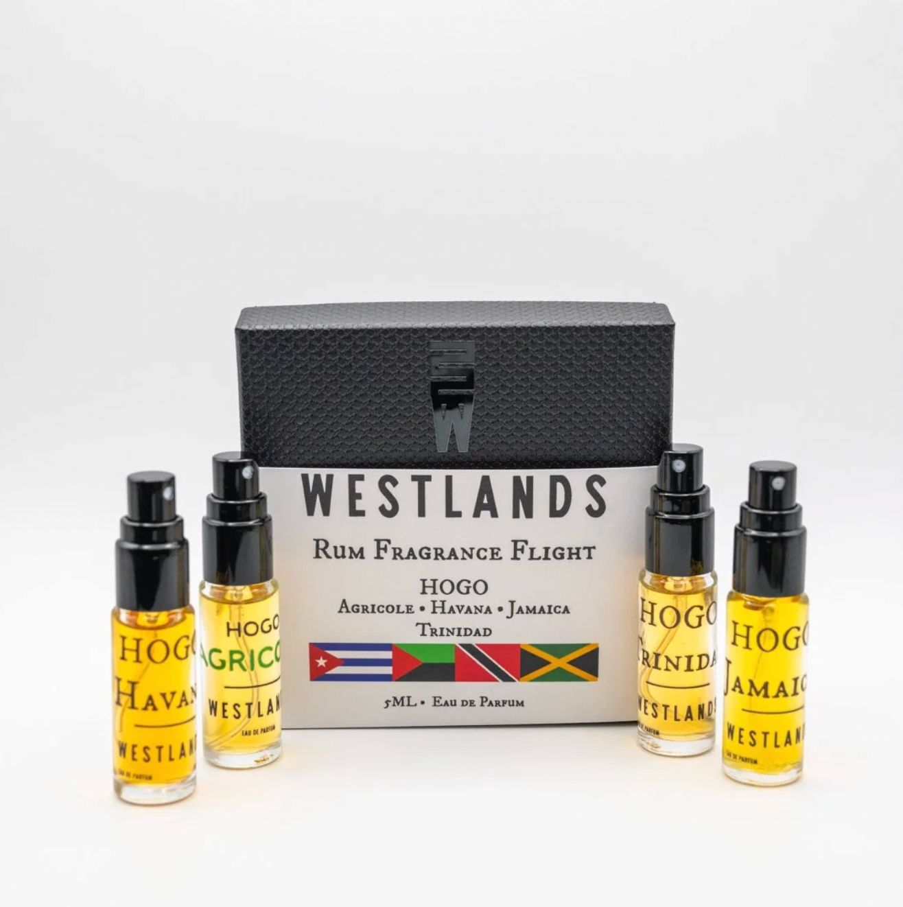 Westlands Rum Fragrance Flight - Four 5ml Eaux de Parfum