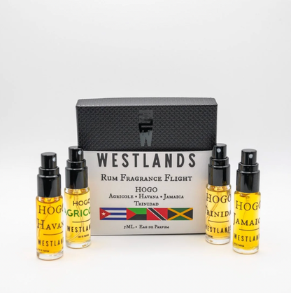 Westlands Rum Fragrance Flight - Four 5ml Eaux de Parfum