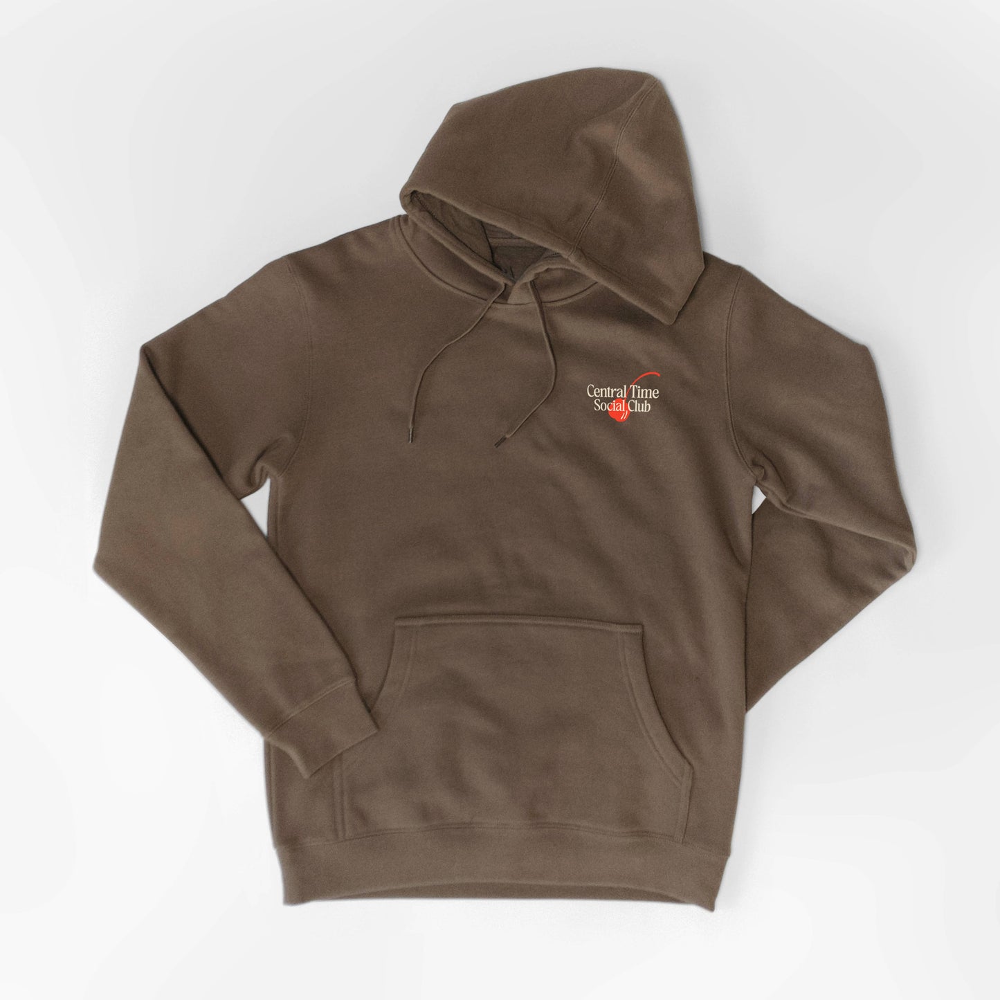 The Central Time Social Club Bowling Souvenir Hoodie - Walnut Brown