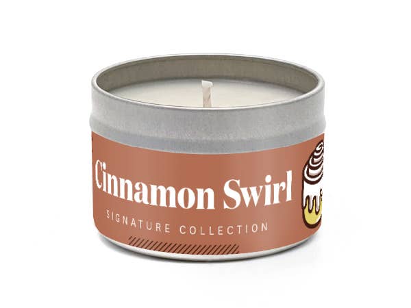 Cinnamon Swirl Soy Candle, Cinnamon Roll Candle