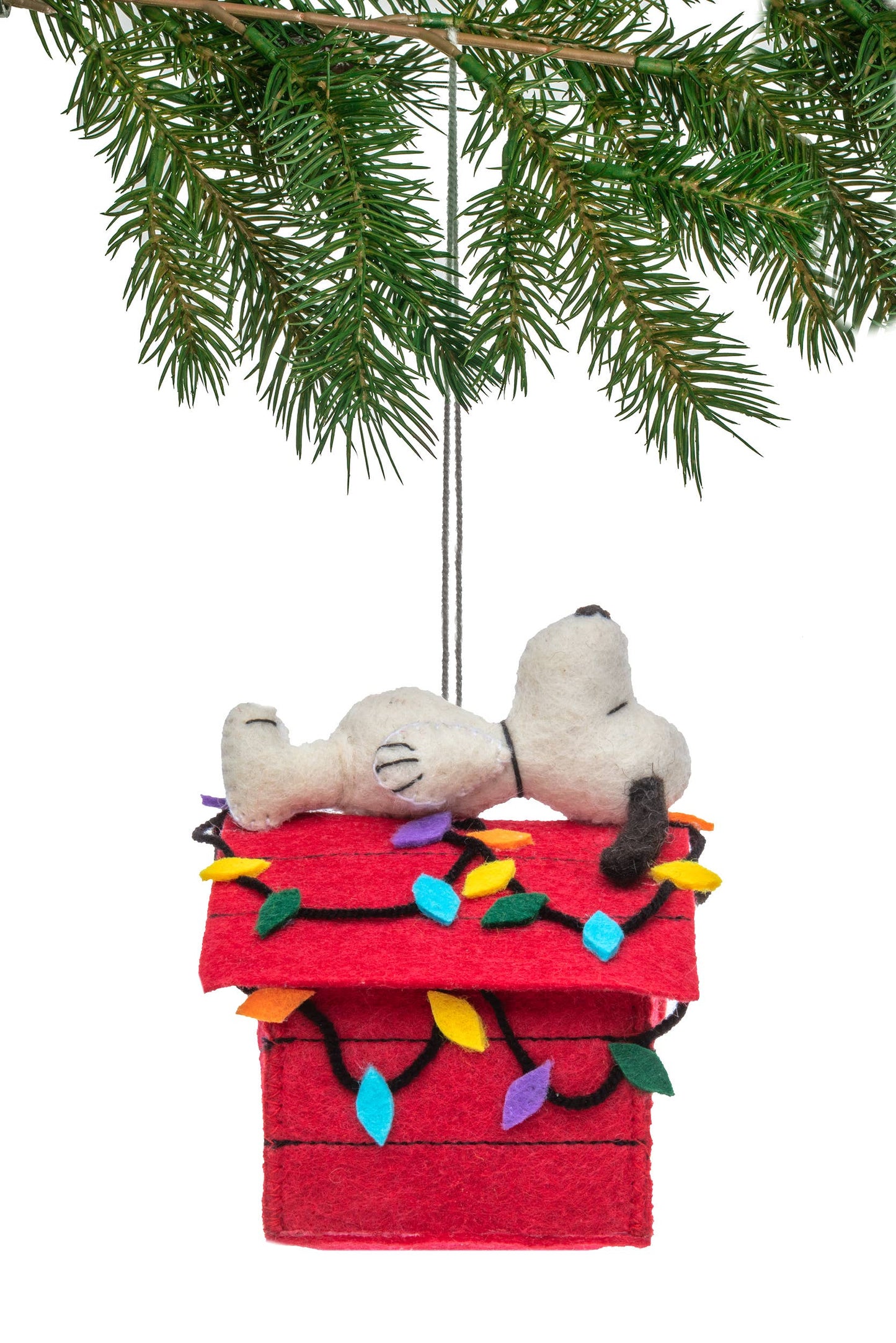 Snoopy Doghouse Felt Christmas Ornament -- Seconds Sale