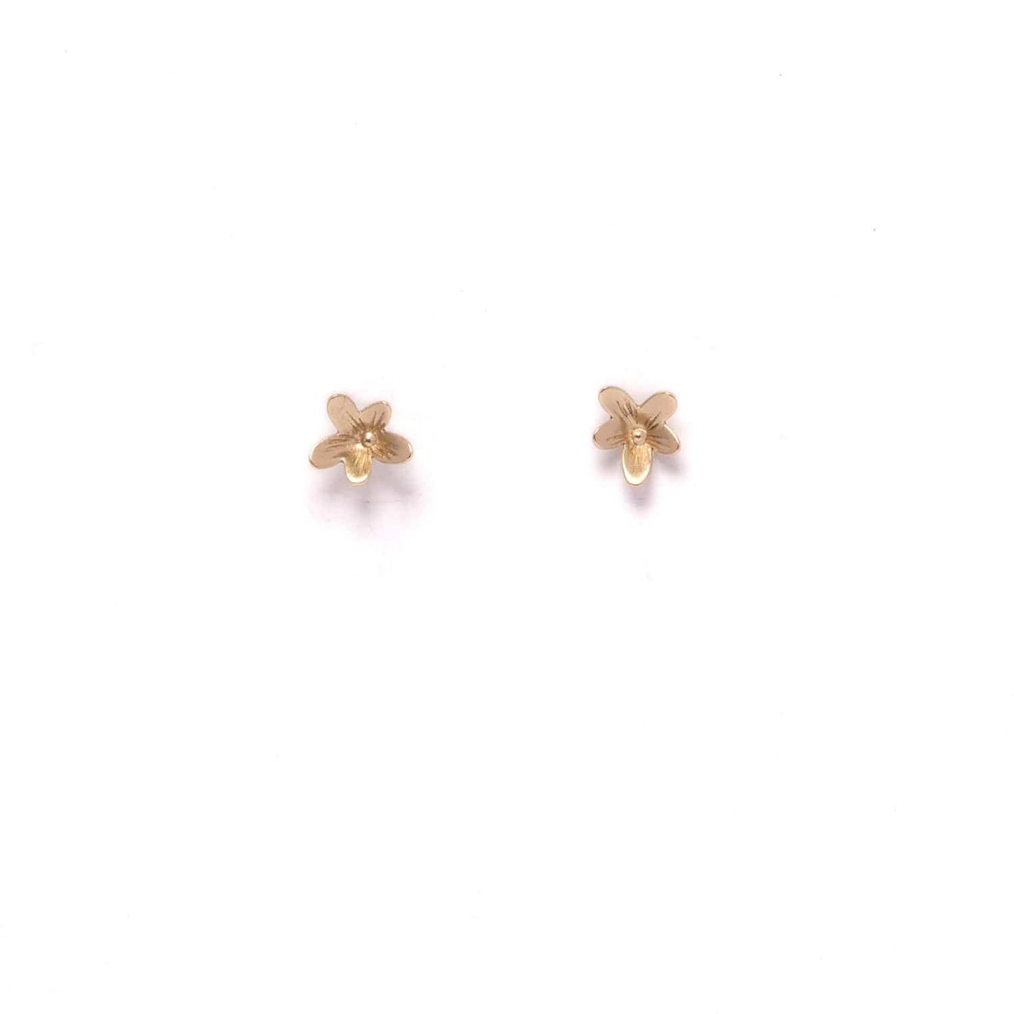 Reclaimed Vintage Brass Buttercup Studs