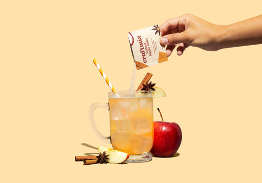 Spiked Apple Cider Cocktail Single-Serving Cocktail or Mocktail Mixer