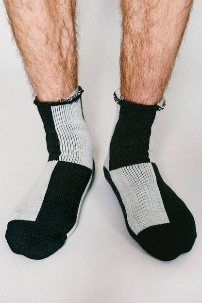 Cozy Thick Plush Ankle Sock (Men's Sizing)
