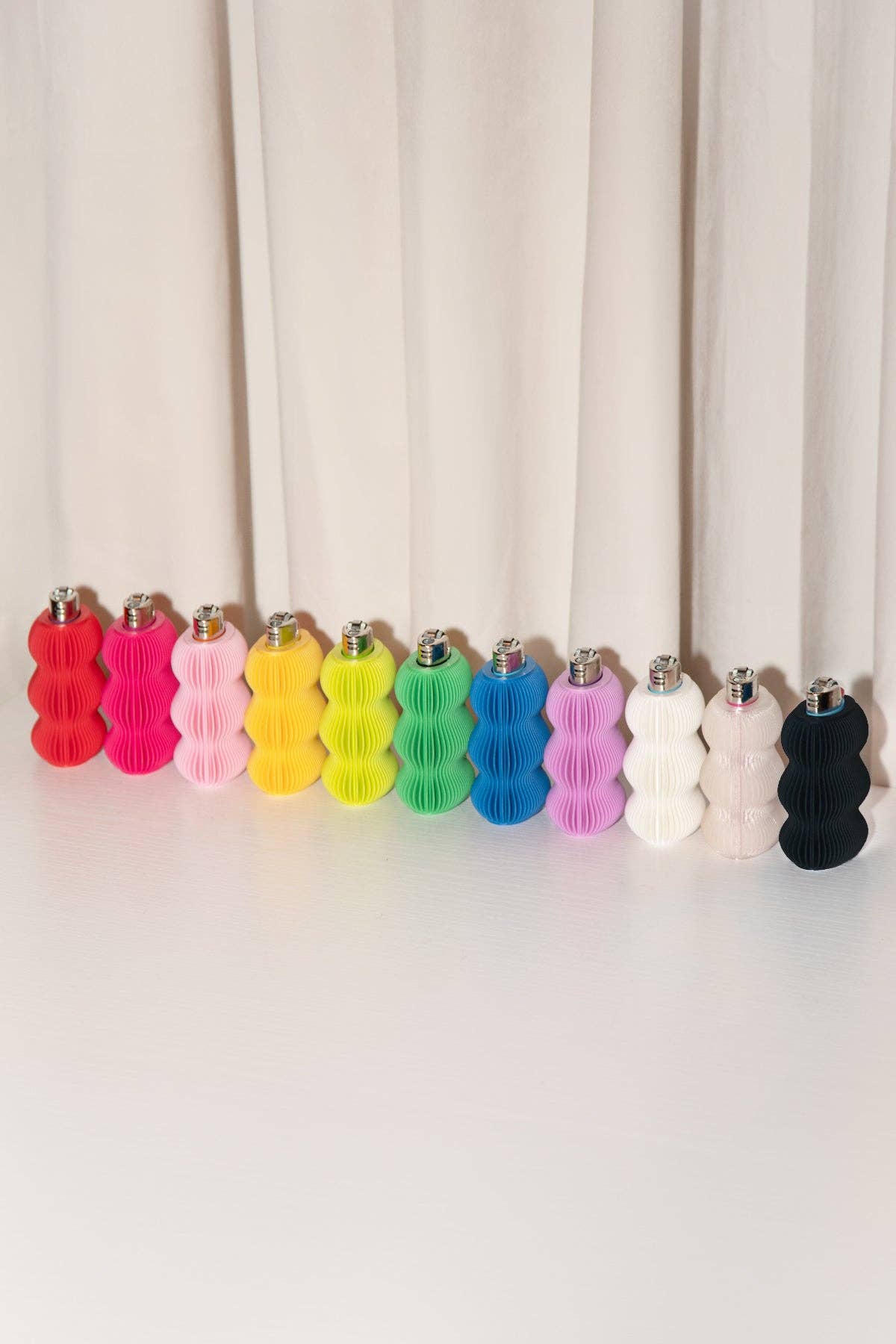 Color Wave Lighter Case for Standard Bic Lighter