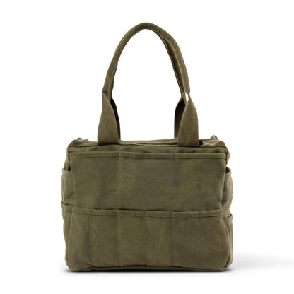 Soolla Studio Artist Bag, Forest Green - For Crafts, Journaling, and Hobbies