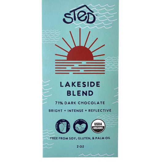 Sted Chocolate Mini Snack Size Bar: Lakeside Blend