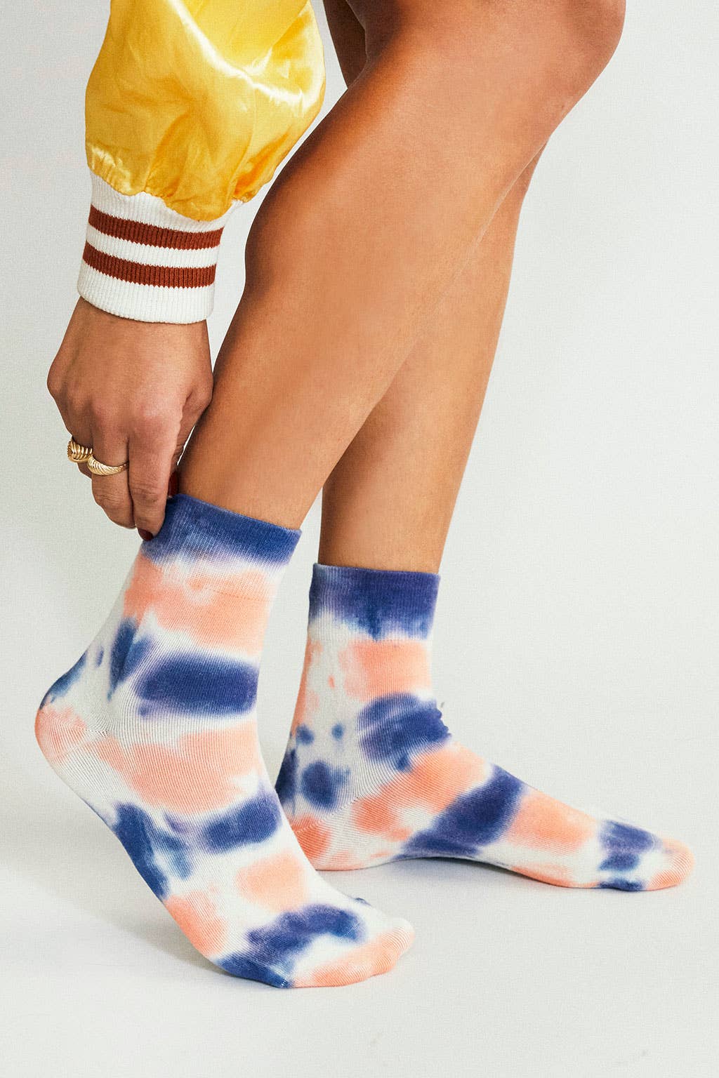 tie dye socks ankle