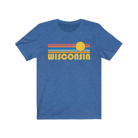 Retro Sunrise "Wisconsin" Unisex Graphic Tee