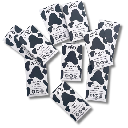 Sted Chocolate Mini Snack Size Bar: Classic Milk