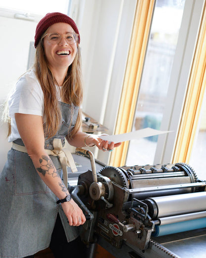 Birthday Babe Letterpress and Gold Foil Greeting Card