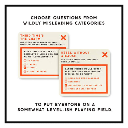 Delightfully Useless Trivia Card Game