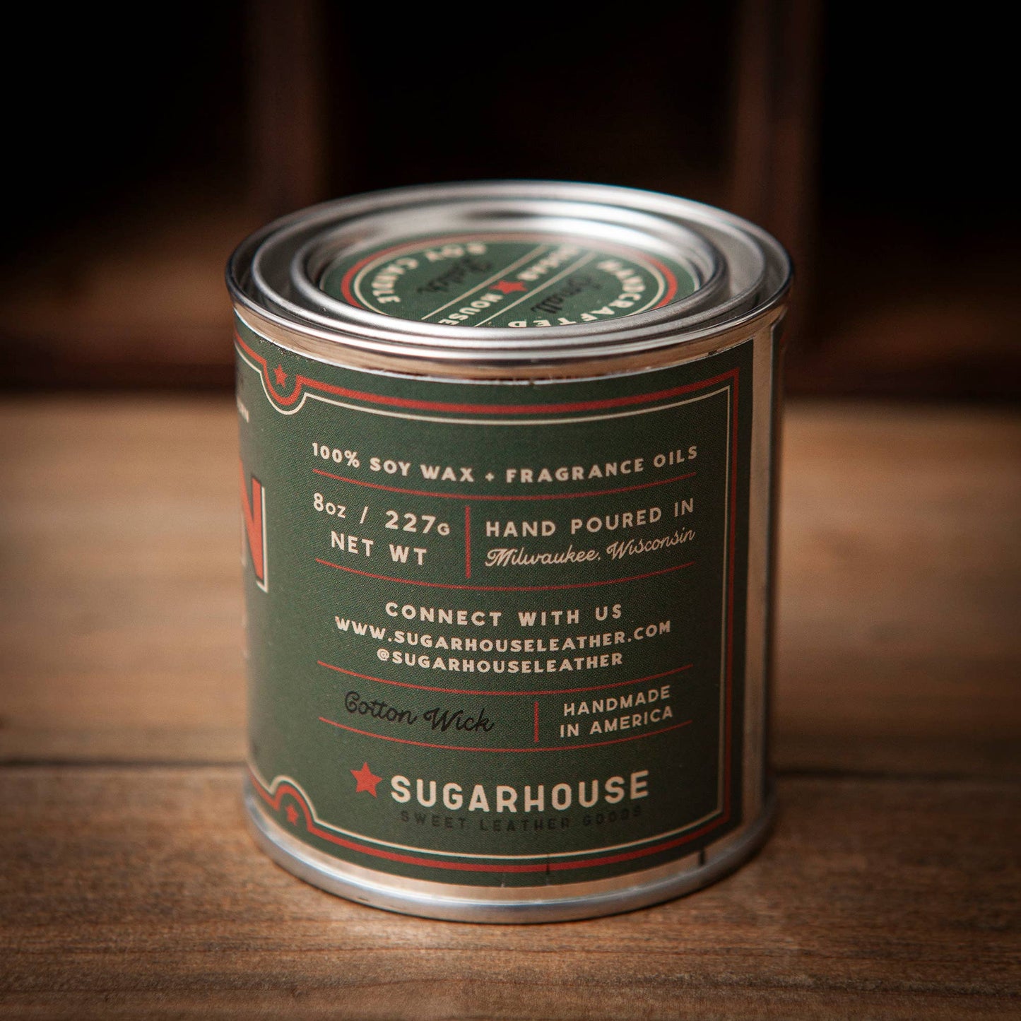 Cabin Fever 100% Soy Paint Can Candle - 8oz.
