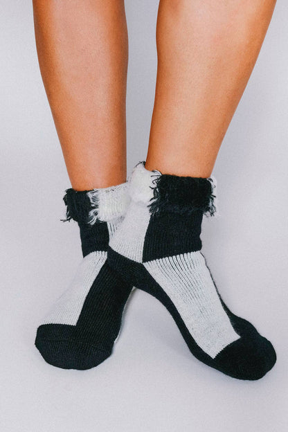 Cozy Thick Plush Ankle Sock (Men's Sizing)