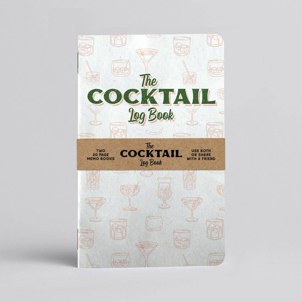 Cocktail Experience Passport / Logbook - Two 20-Page Books