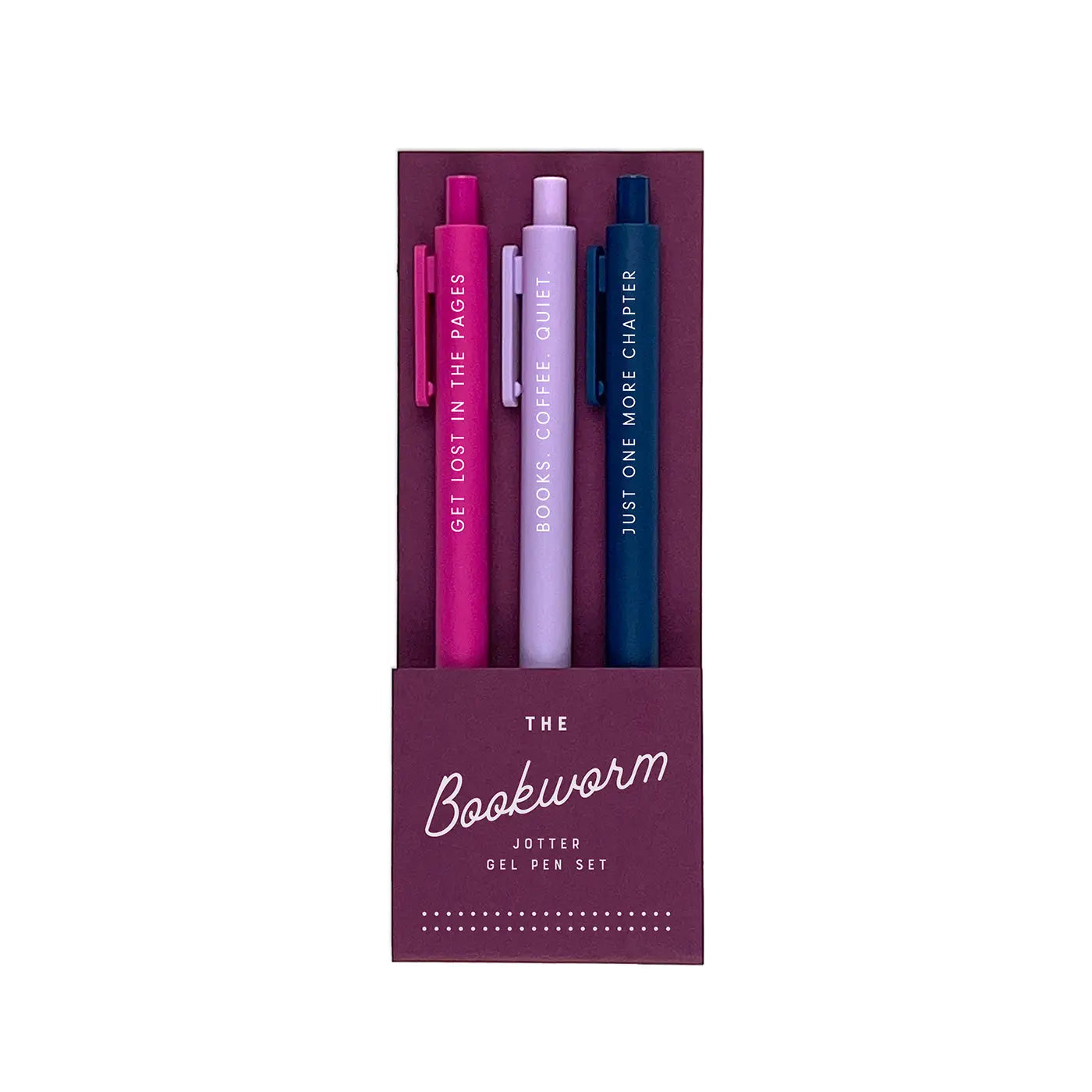 Gel Pen Set - Bookworm