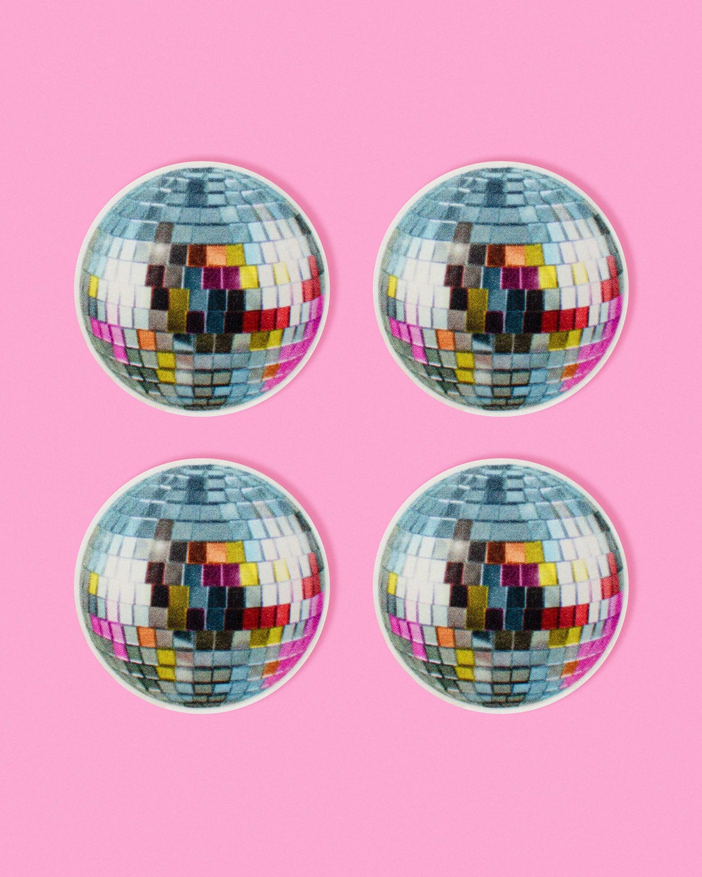 Disco Ball Bar Coasters