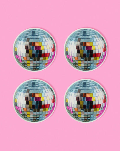 Disco Ball Bar Coasters
