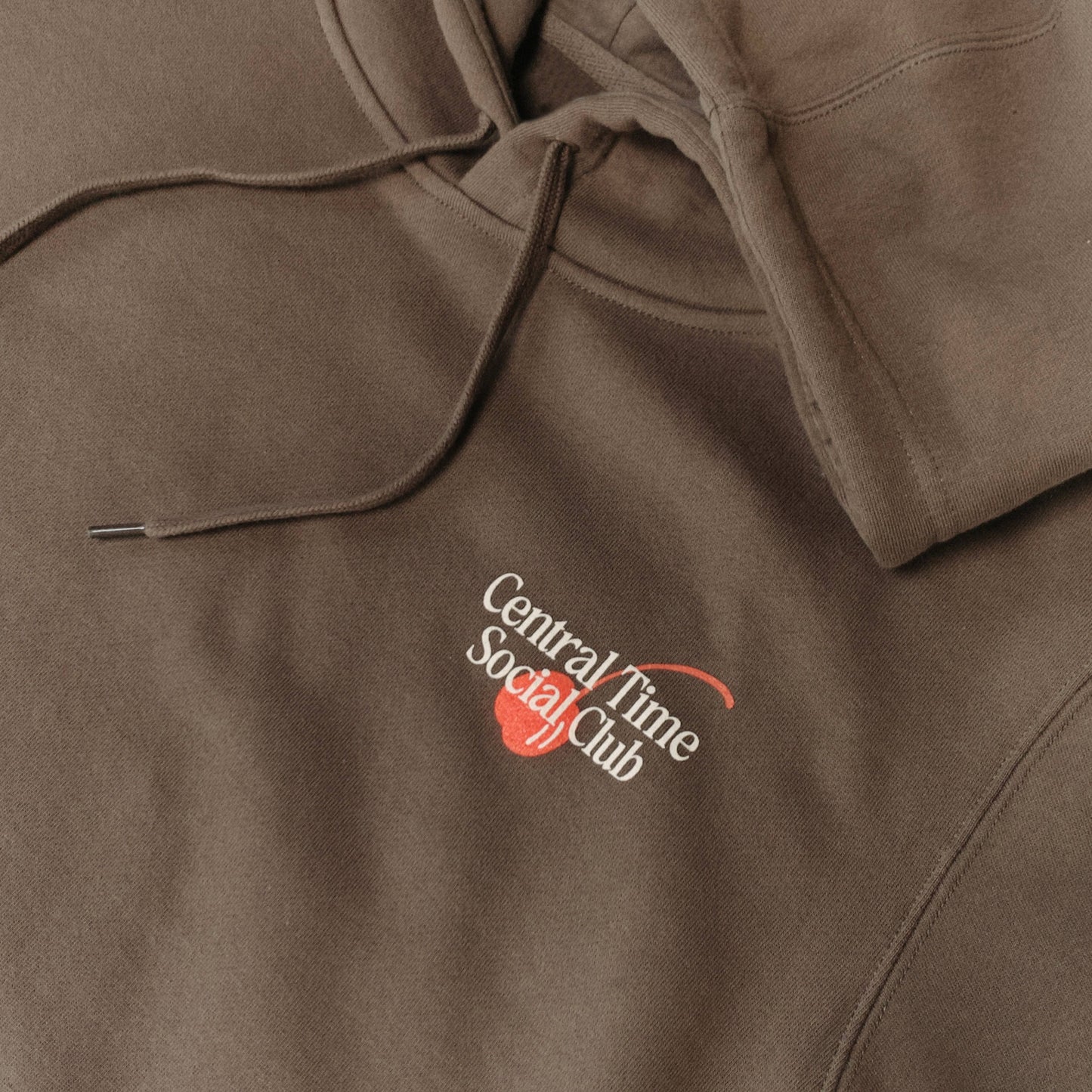 The Central Time Social Club Bowling Souvenir Hoodie - Walnut Brown