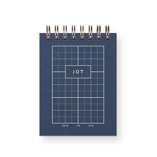 Ruler Grid Mini Jotter Notebook
