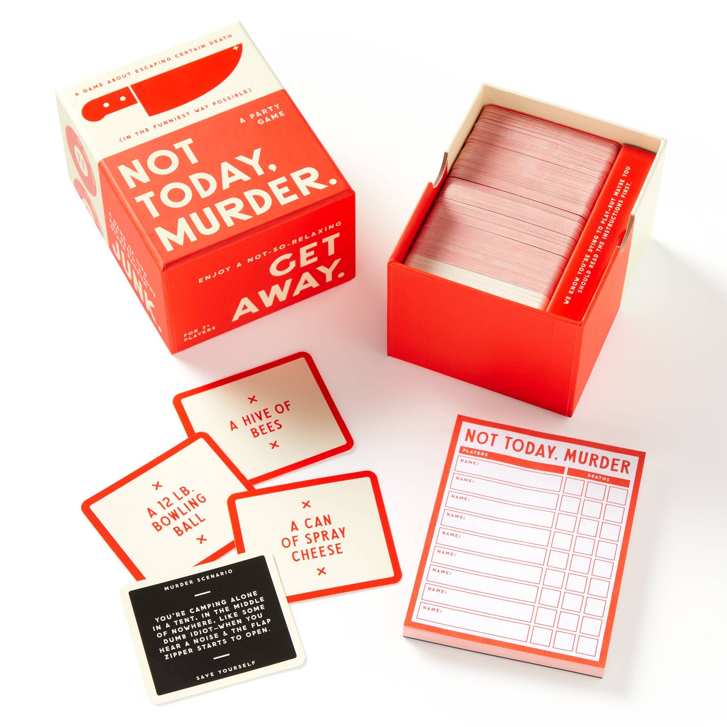 "Not Today, Murder" Party Game