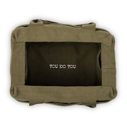 Soolla Studio Artist Bag, Forest Green - For Crafts, Journaling, and Hobbies