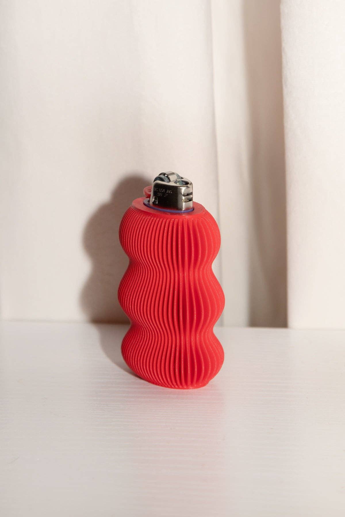 Color Wave Lighter Case for Standard Bic Lighter