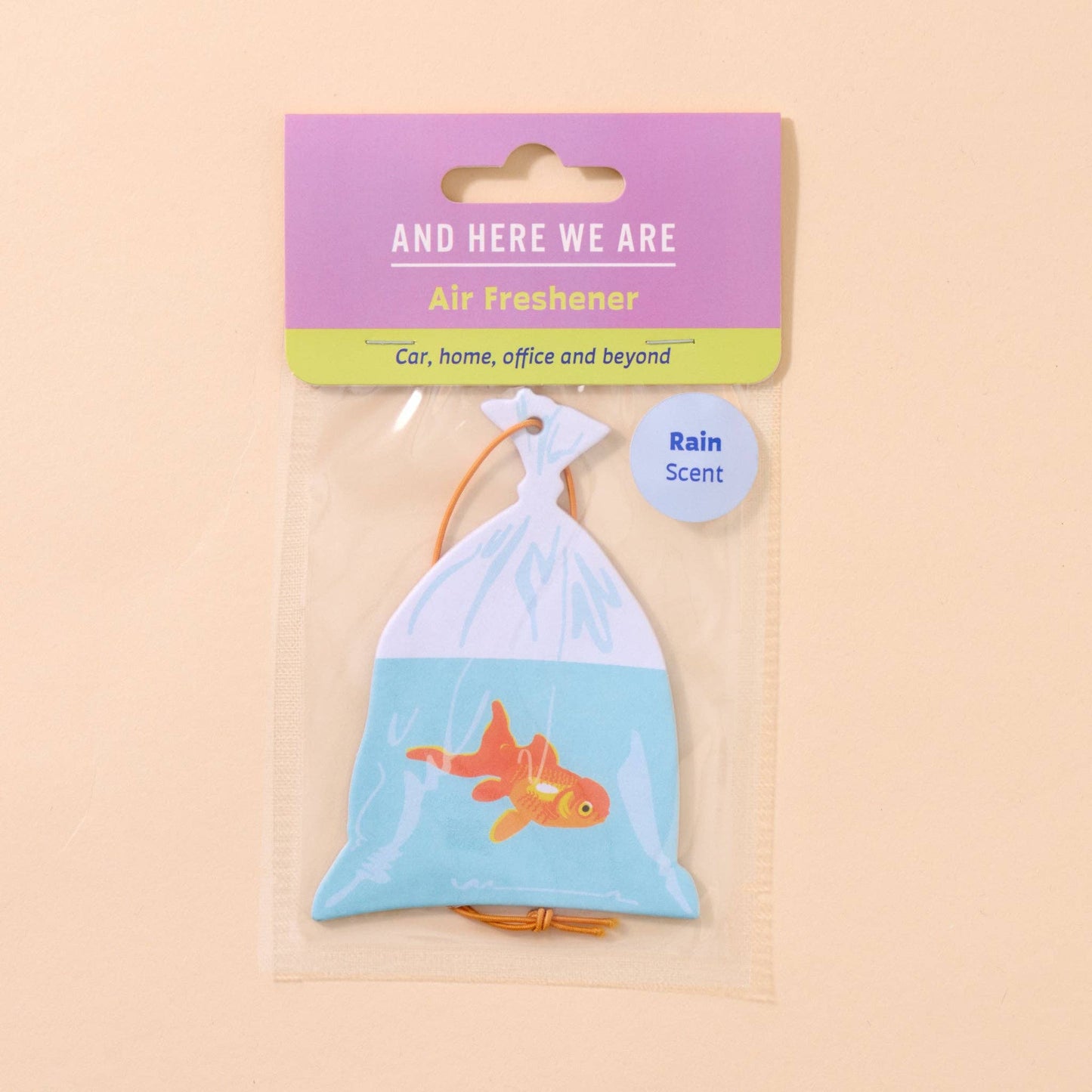 Goldfish in a Bag Air Freshener - Rain Scent - Fathers Day Gift Mothers Day