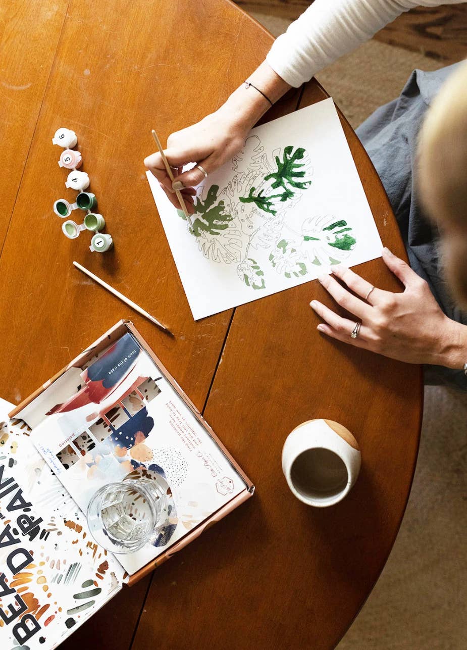 Ocean Waves Paint-By-Numbers Kit (2 Paintings)