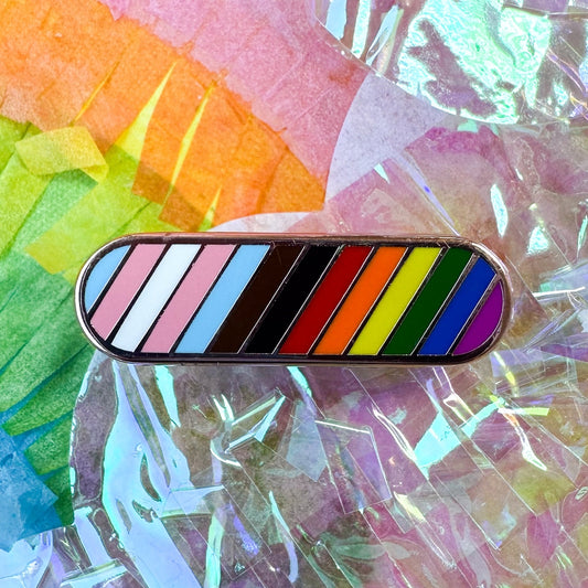 Pride Plaque Enamel Pin - Choose Your Favorite