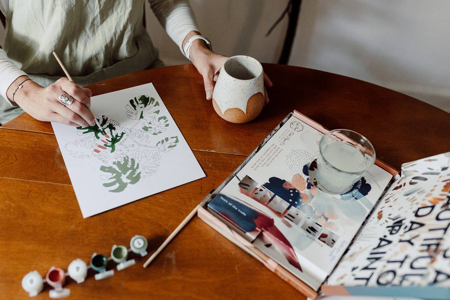 Ocean Waves Paint-By-Numbers Kit (2 Paintings)