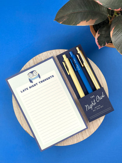 The Night Owl Jotter Gel Pens: Set of 3