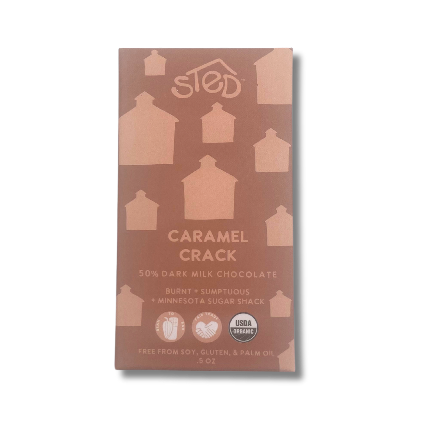 Sted Chocolate Mini Snack Size Bar: Caramel Crack