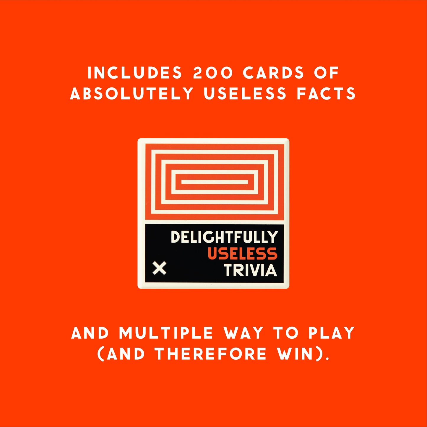Delightfully Useless Trivia Card Game