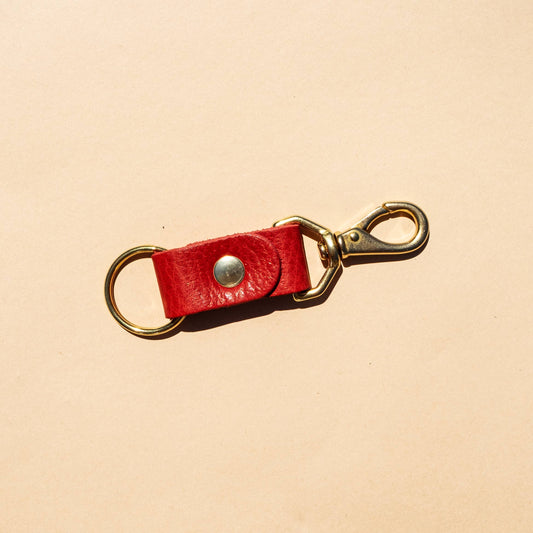 Keychain - Tomato Leather